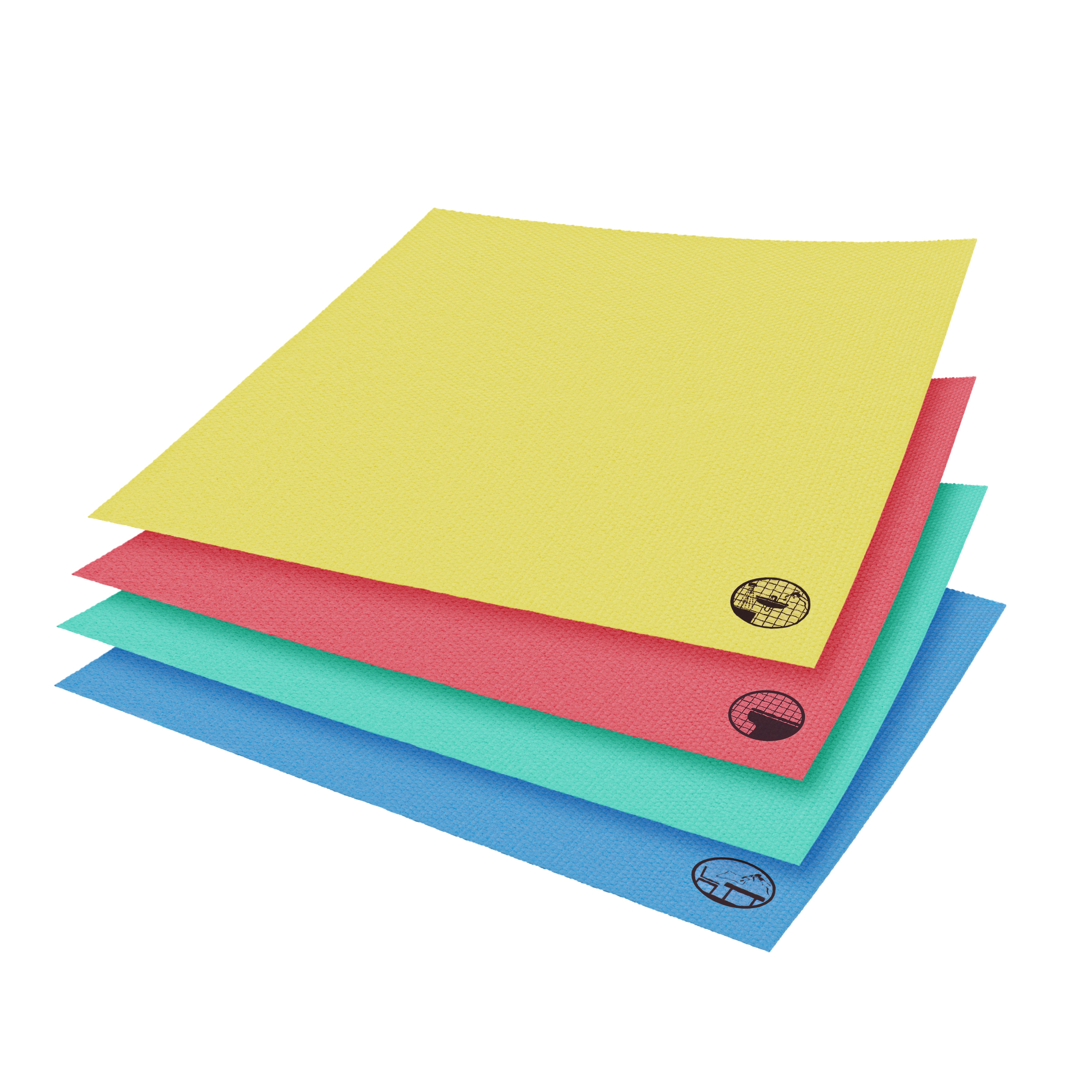 2er Set Mikrofaser Vliestuch Grün