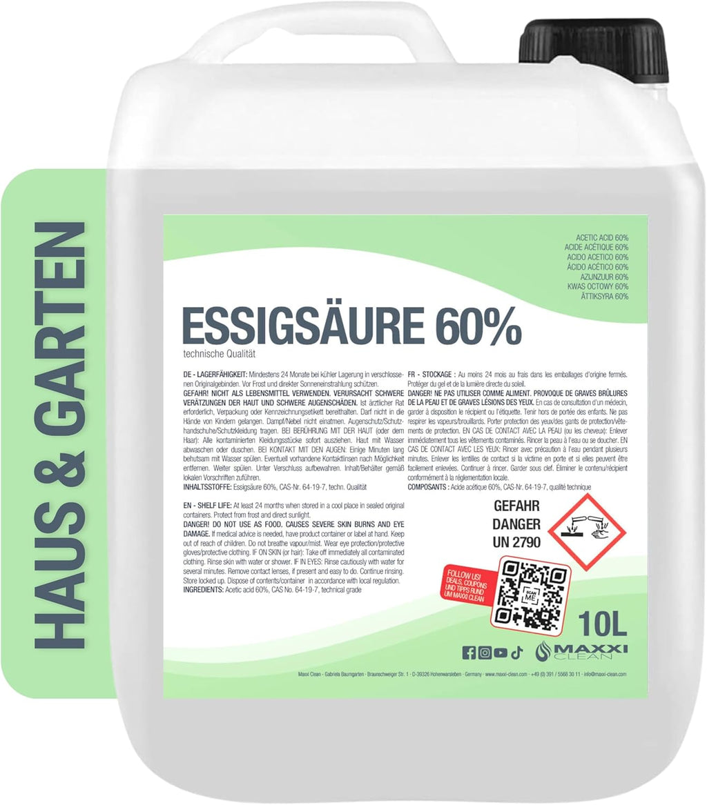Essigsäure 60 10 L Kanister