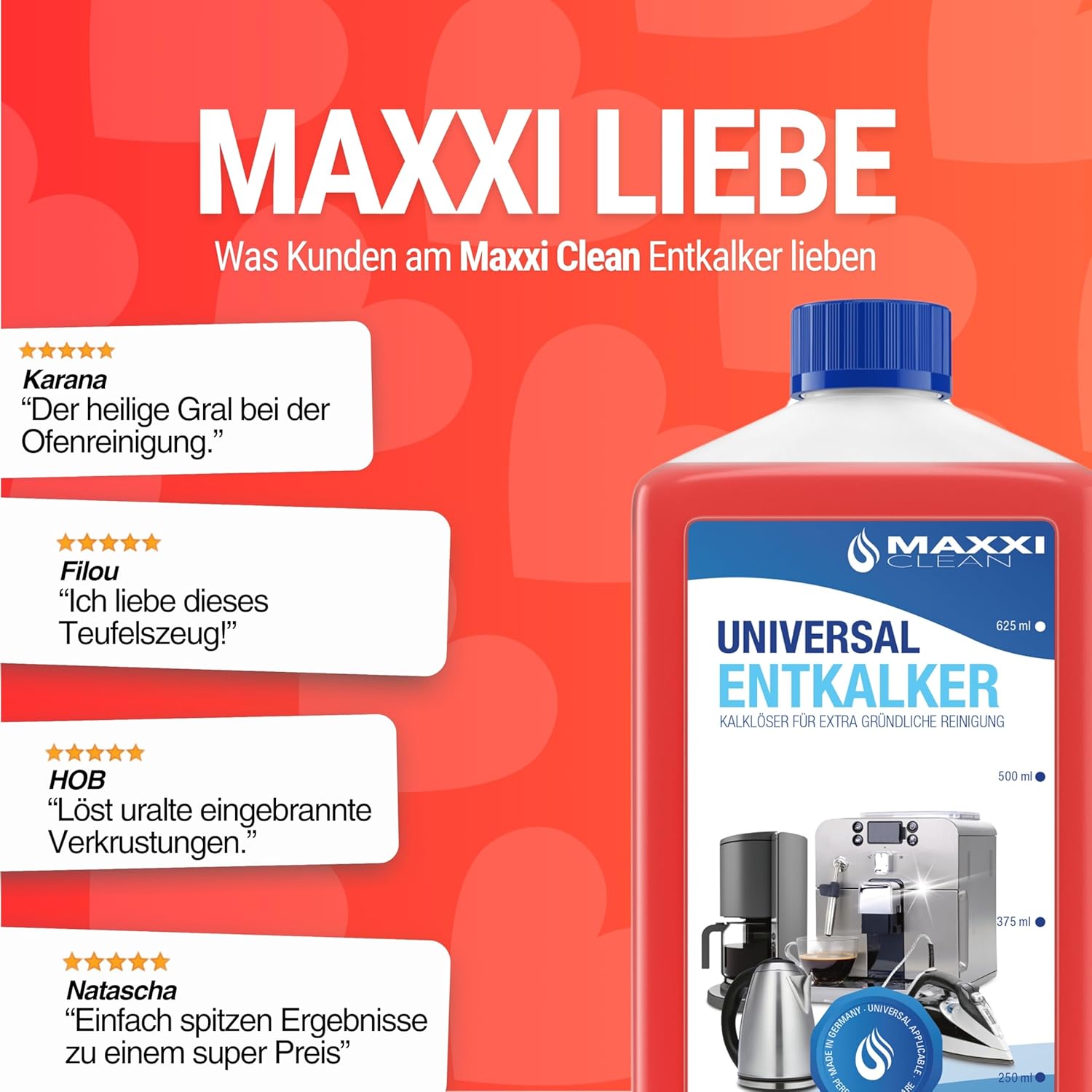 Entkalker für Kaffeemaschinen 3er Bundle
