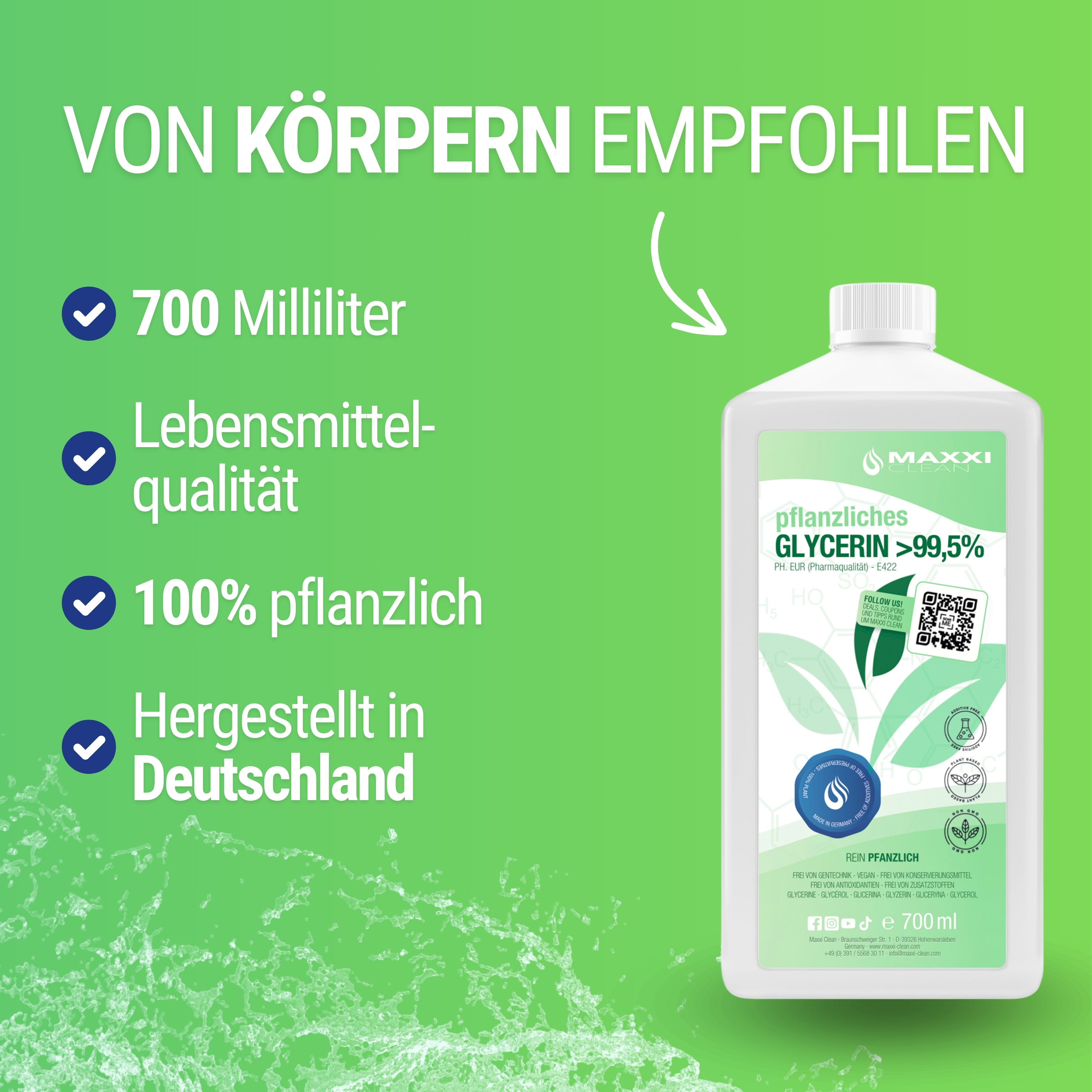 Glycerin 99,5% 700 ml