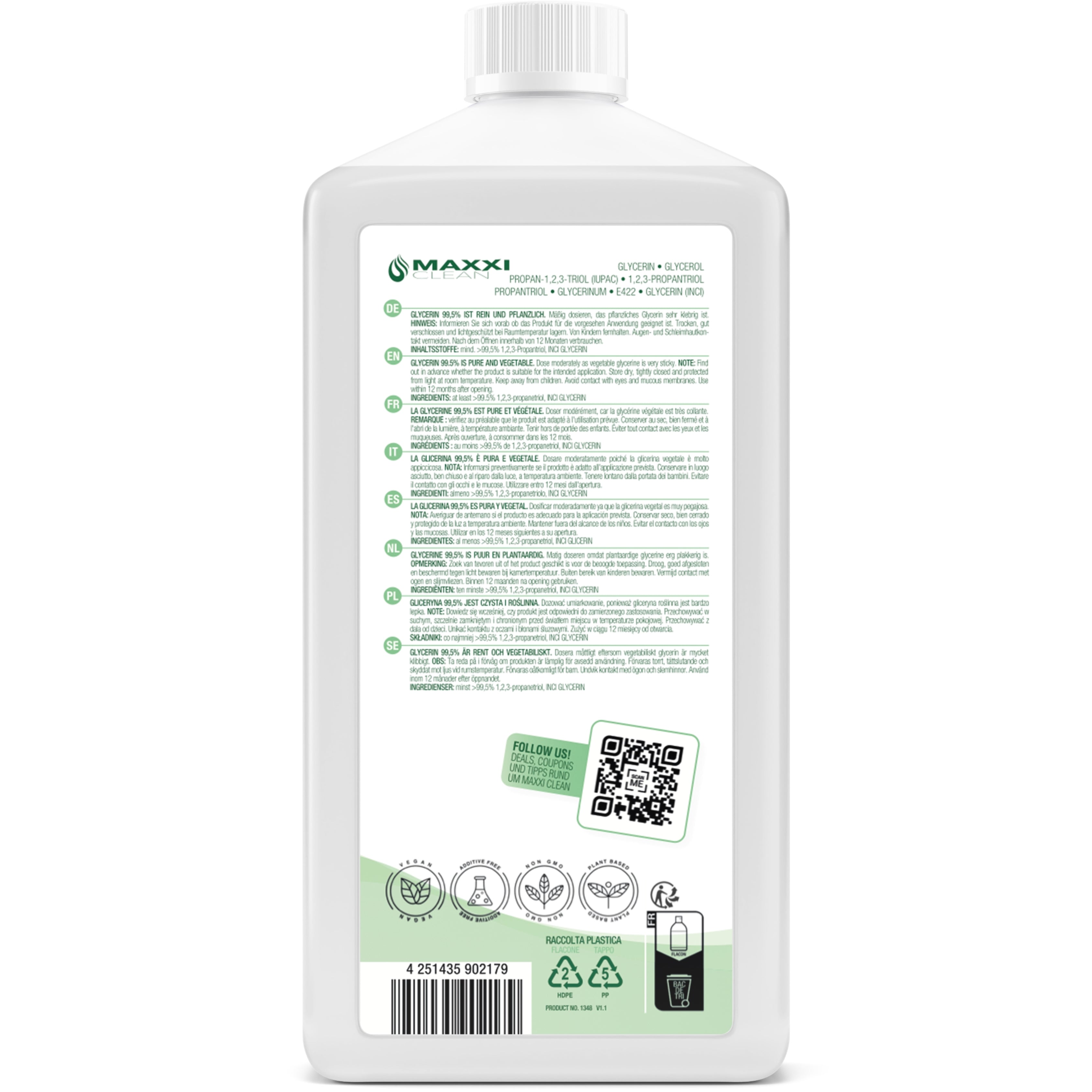 Glycerin 99,5% 700 ml