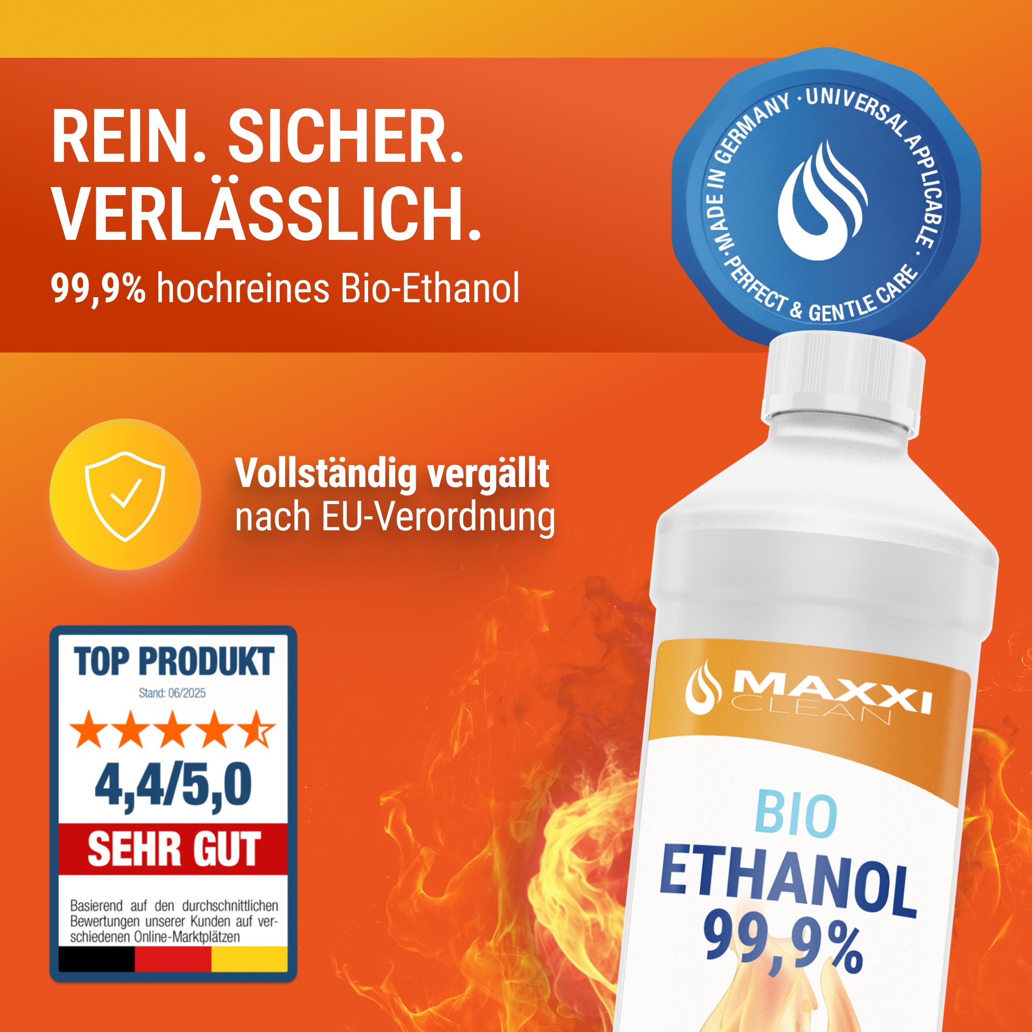 Bio Ethanol 99% hochrein 750 ml
