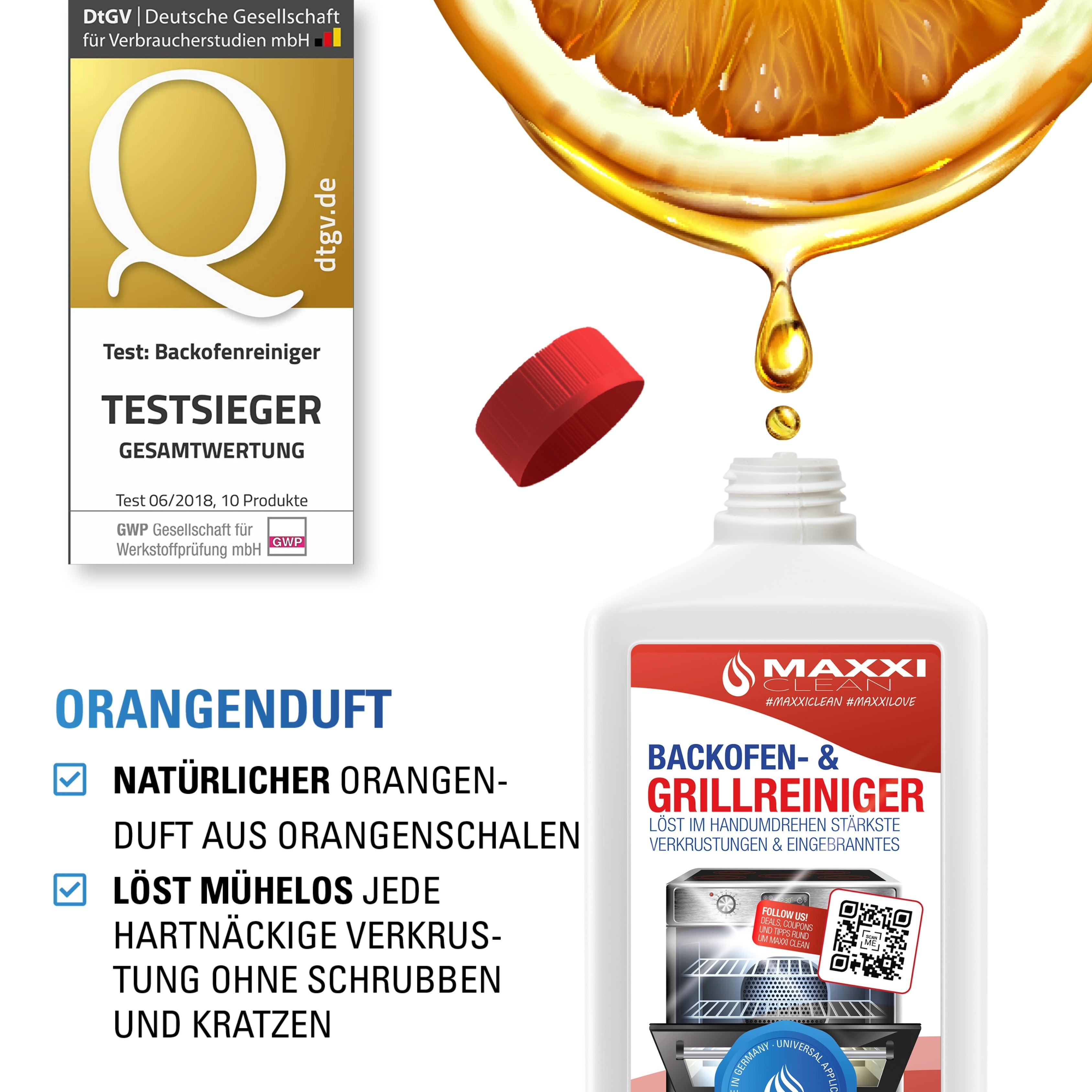Nettoyant pour four et grill