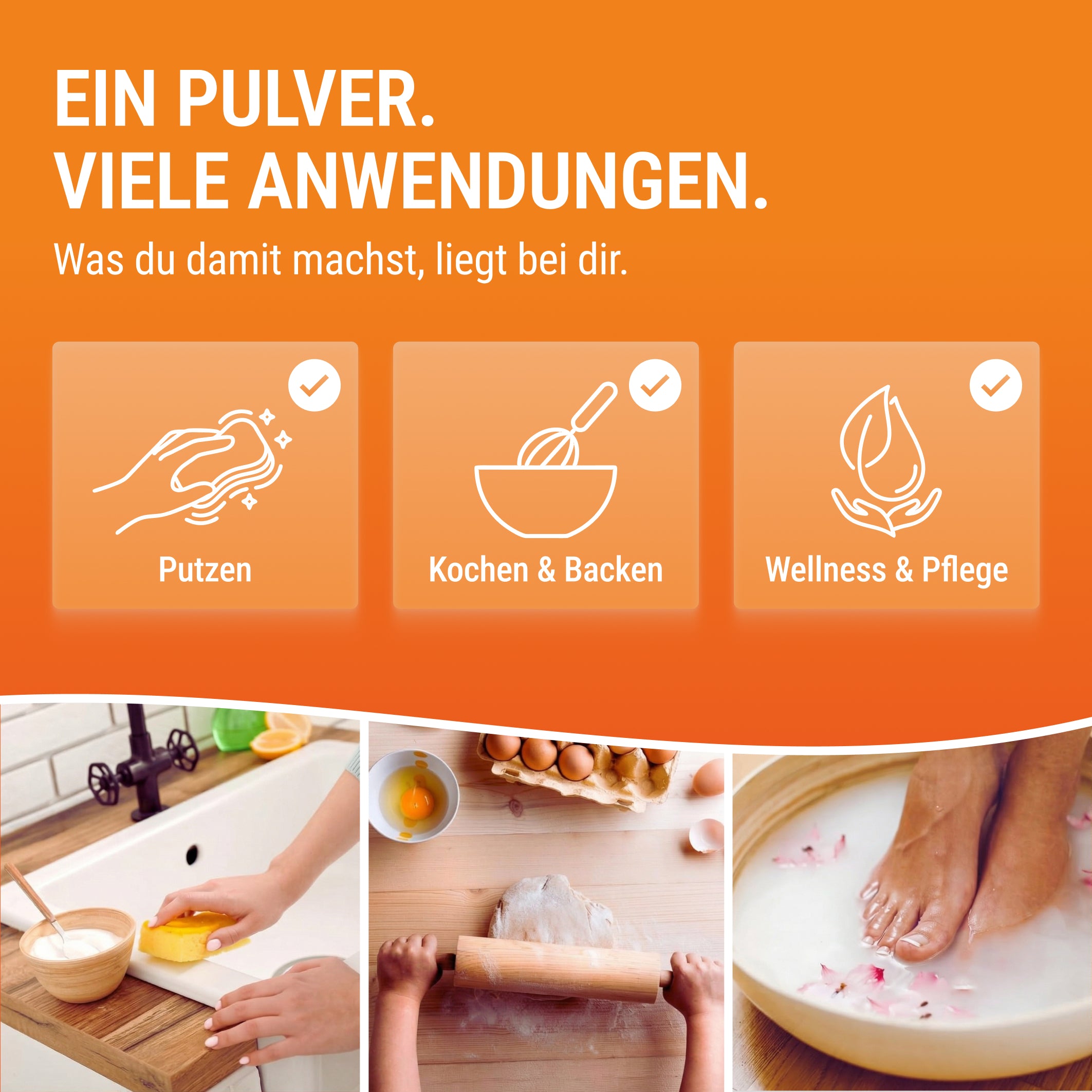 Natron Pulver Lebensmittelqualität 900 g – 100% rein
