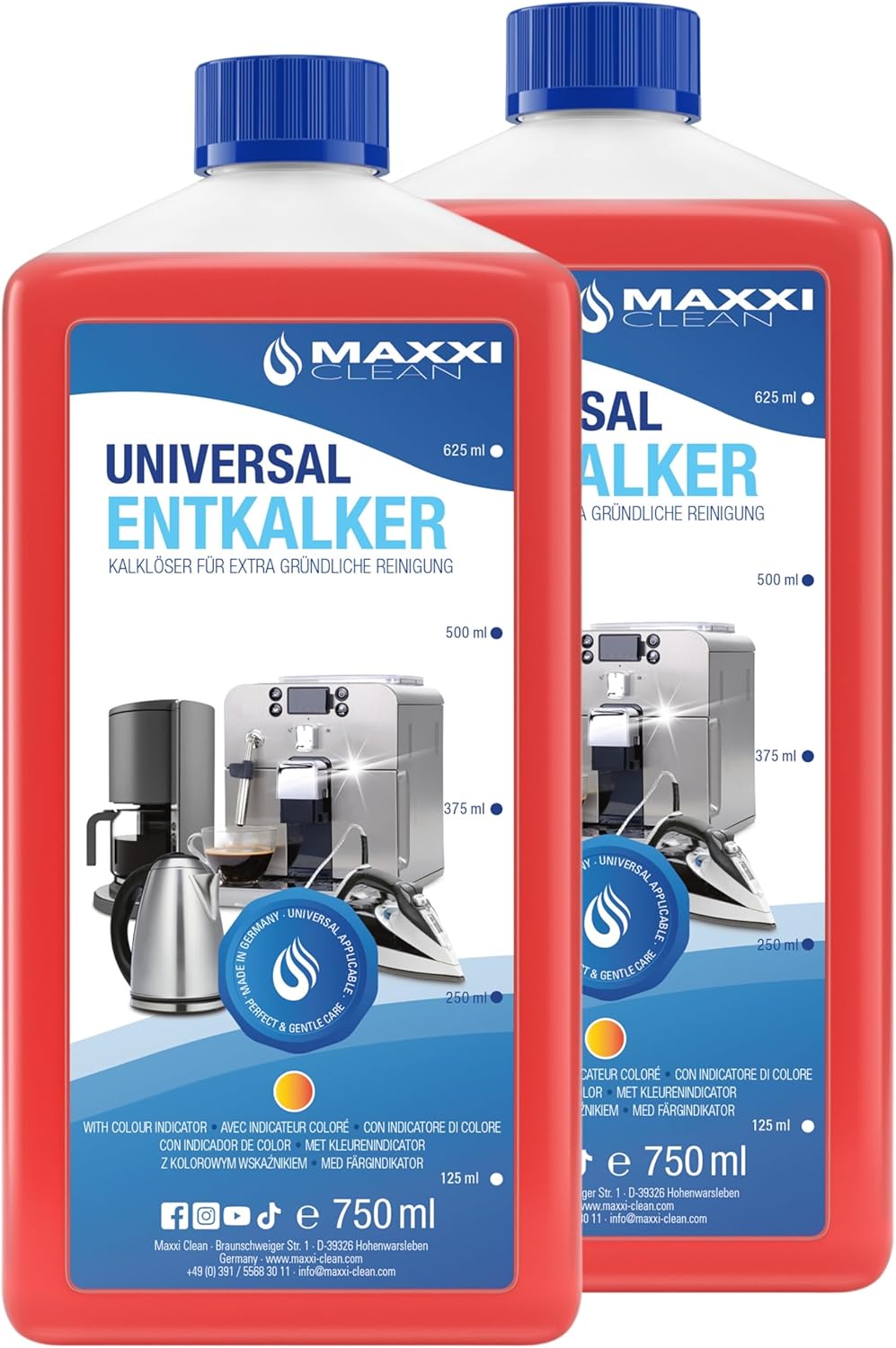 Entkalker für Kaffeemaschinen 2er Bundle
